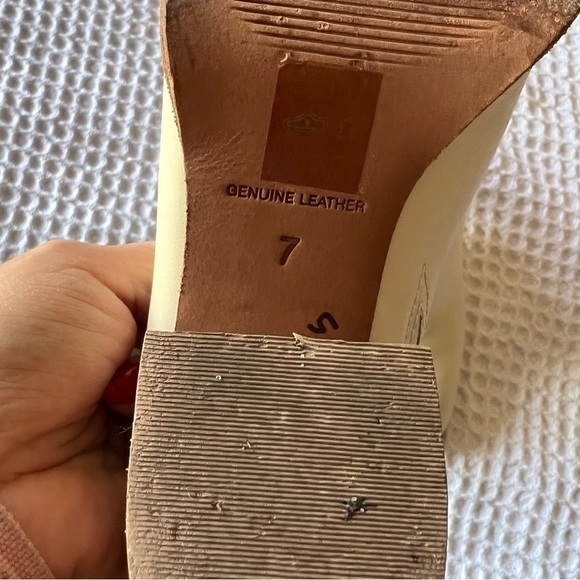 MADEWELL The Harper Mule leather Vintage Canvas SIZE 7 - Picture 5 of 8